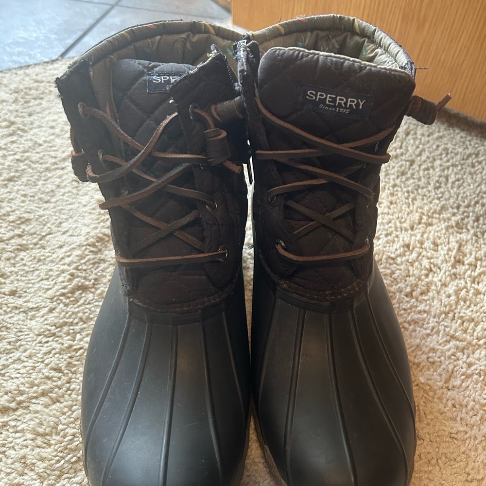 Sperry Multicolor Patterned Boots - image 1